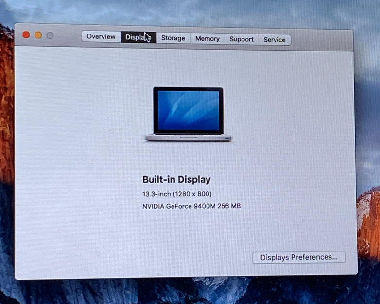 Apple MacBook Pro A1278 2008 13" Core 2 Duo 6GB RAM 750GB HDD - Replace Battery