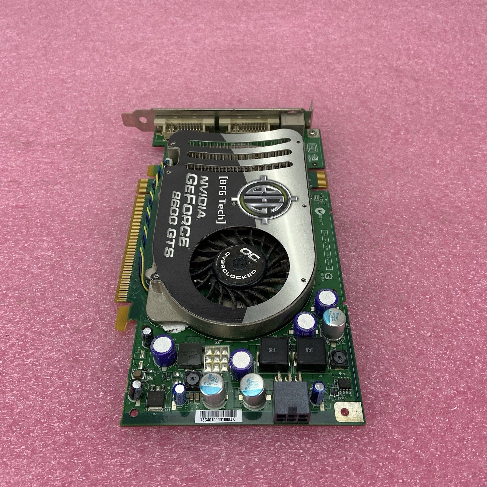 BFG TECH Nvidia GeForce 8600 GTS PCIe 256MB Graphics Card BFGR86256GTSOCE1