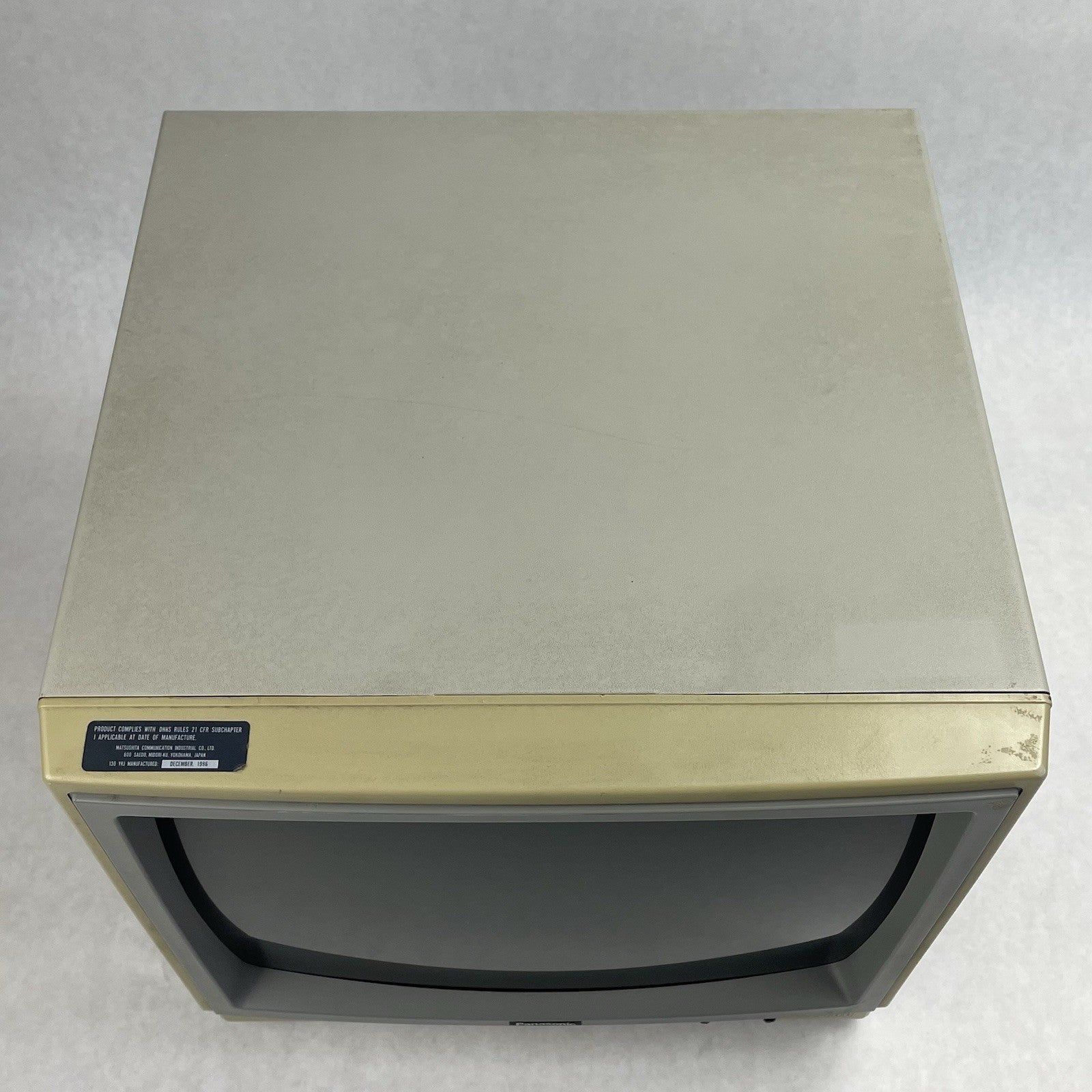 Panasonic WV-BM1400 Black and White Video Monitor For Parts