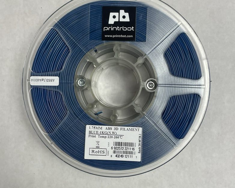 Printrbot 1.75mm ABS 3D Filament Blue-1kg