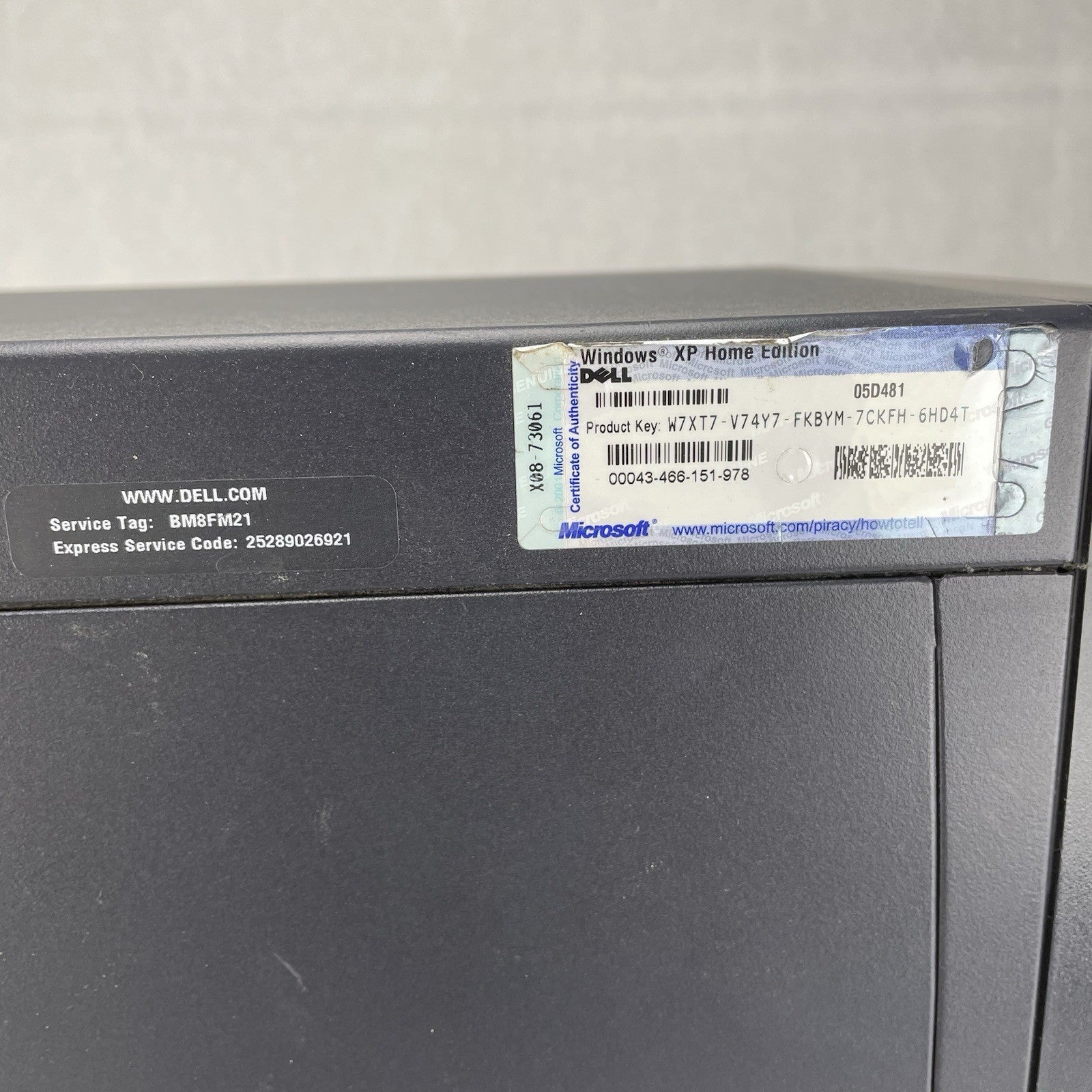 Dell Dimension 2350 Intel Pentium 4 1.80GHz 128MB No HDD No OS