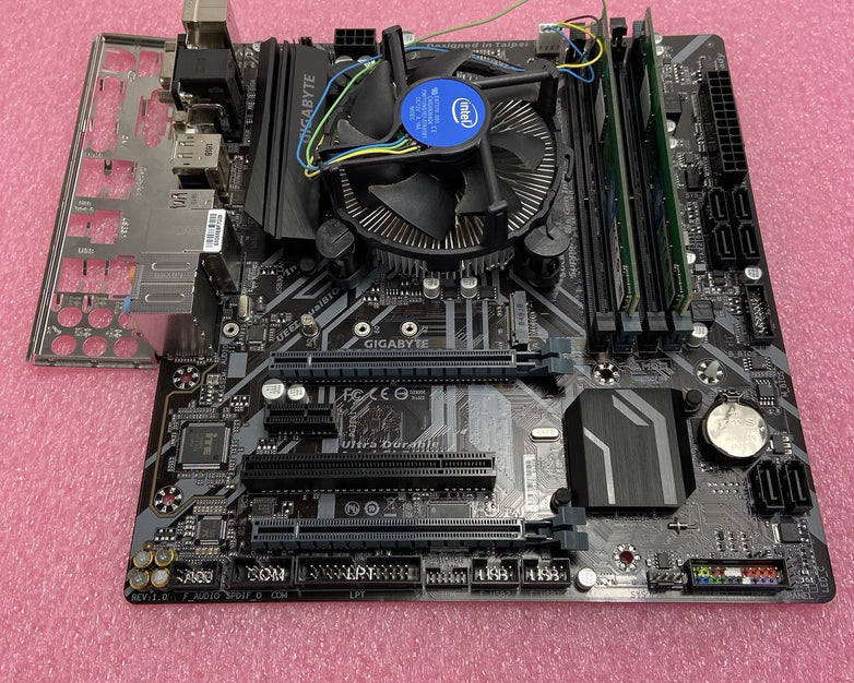 Gigabyte B360M D3H GSM Motherboard Intel Core i5-8500 3GHz 8GB RAM w/IO Shield