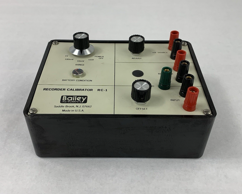 Bailey Instruments RC-1M Recorder Calibrator 1mV-1V Bailey RC1M Calibrator