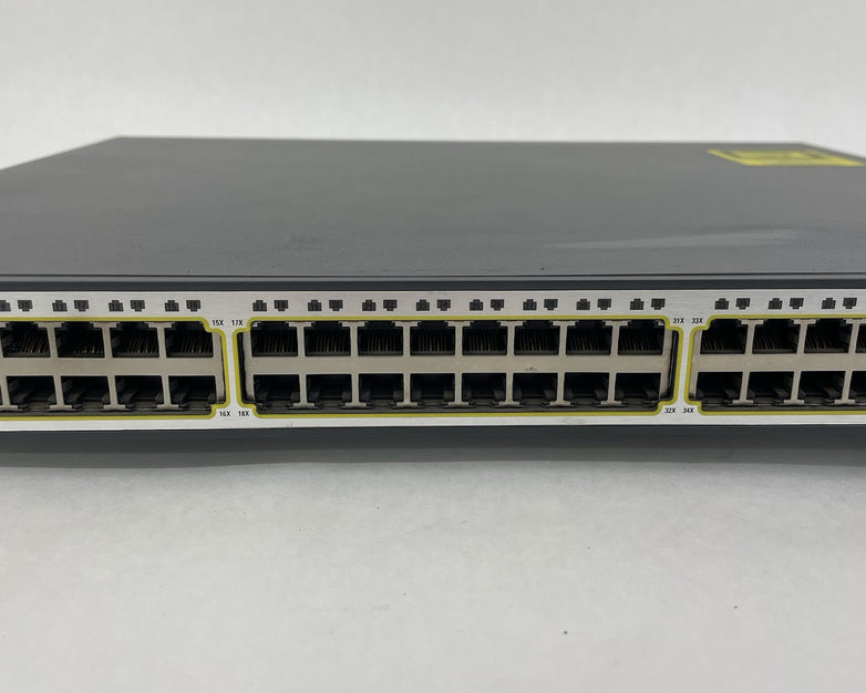 Cisco Catalyst  WS-C3750-48PS-S V05 3750 48 Port Switch - Tested