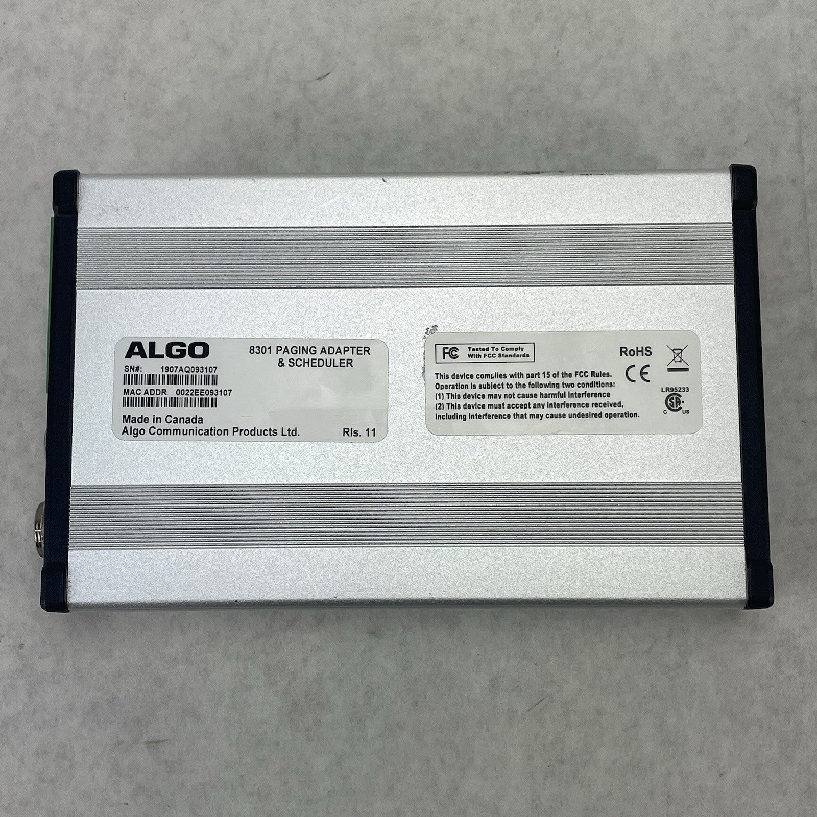 Algo 8301 IP Paging Adapter & Scheduler PoE SIP Interface6