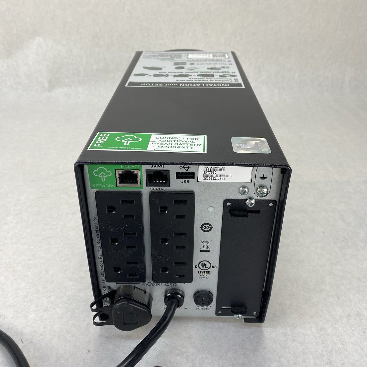 APC SMT750C Smart-UPS Battery Backups 120V - Tested5