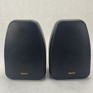 BIC ADATTO A-1, 8 OHM Speaker Pair Tested Broken Plastic on Speaker Input