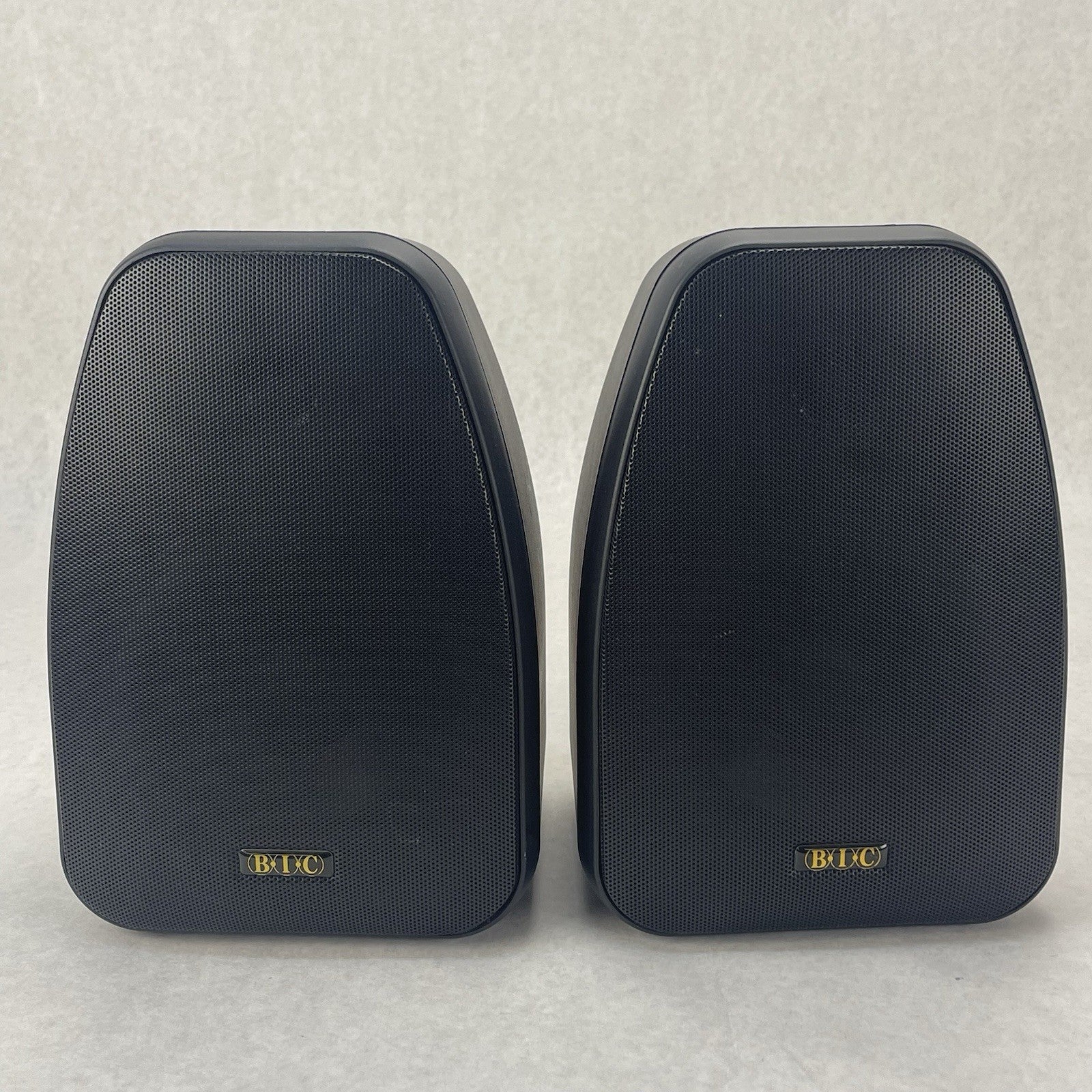 BIC ADATTO A-1, 8 OHM Speaker Pair Tested Broken Plastic on Speaker Input1