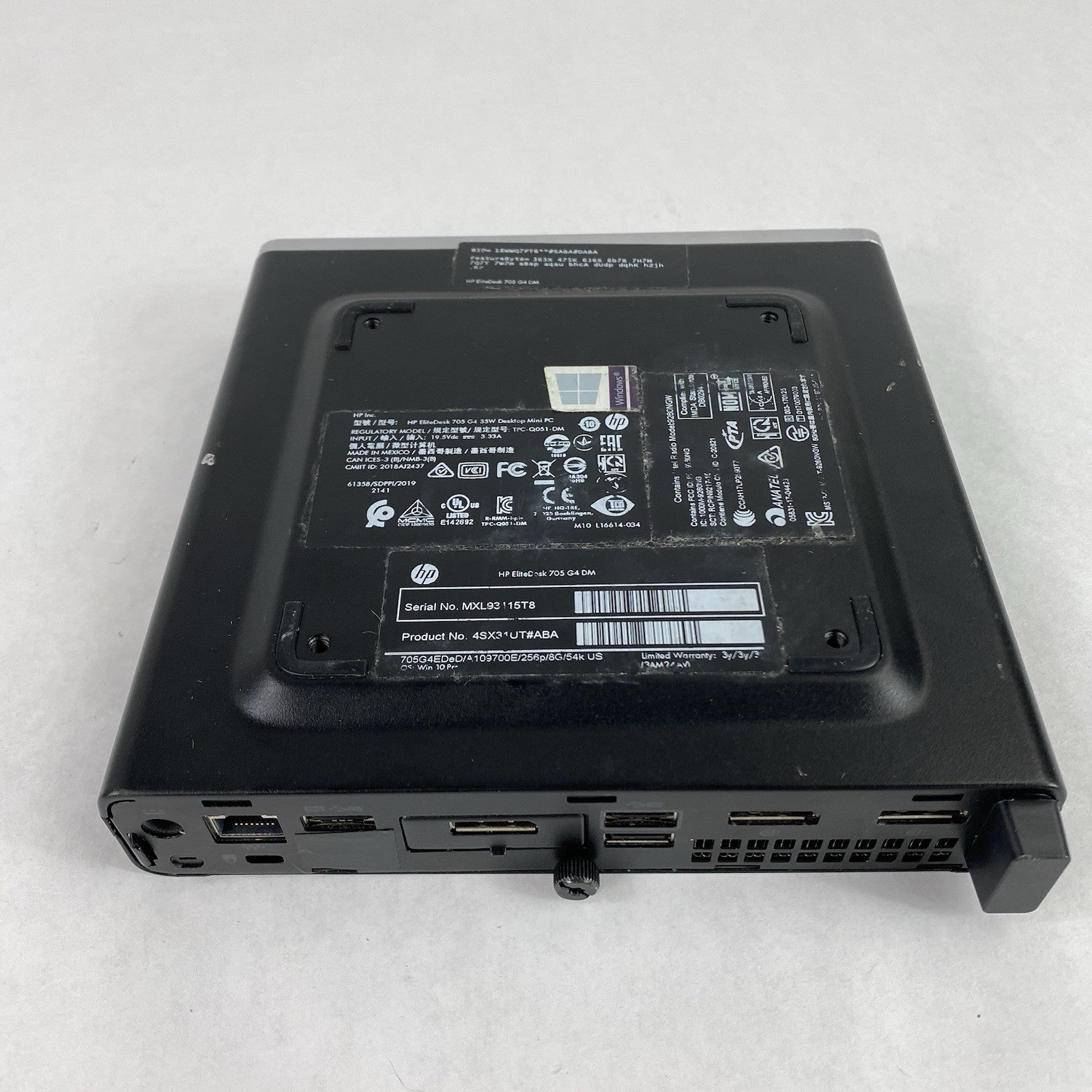 HP EliteDesk 705 G4 Micro AMD A10-9700E 3GHz 1x8GB RAM No HDD/OS/AC READ7