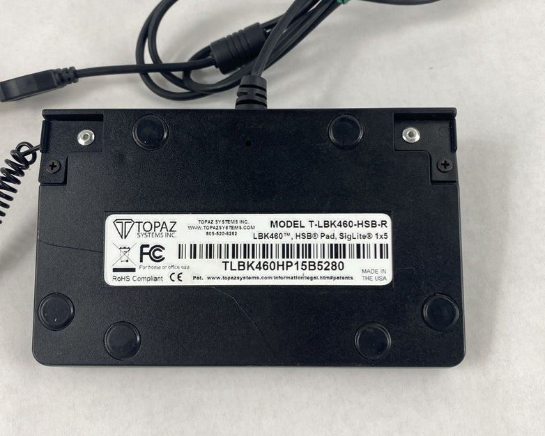 Topaz T-LBK460-HSB-R Signature Pad Parts or Repair Lot of 2