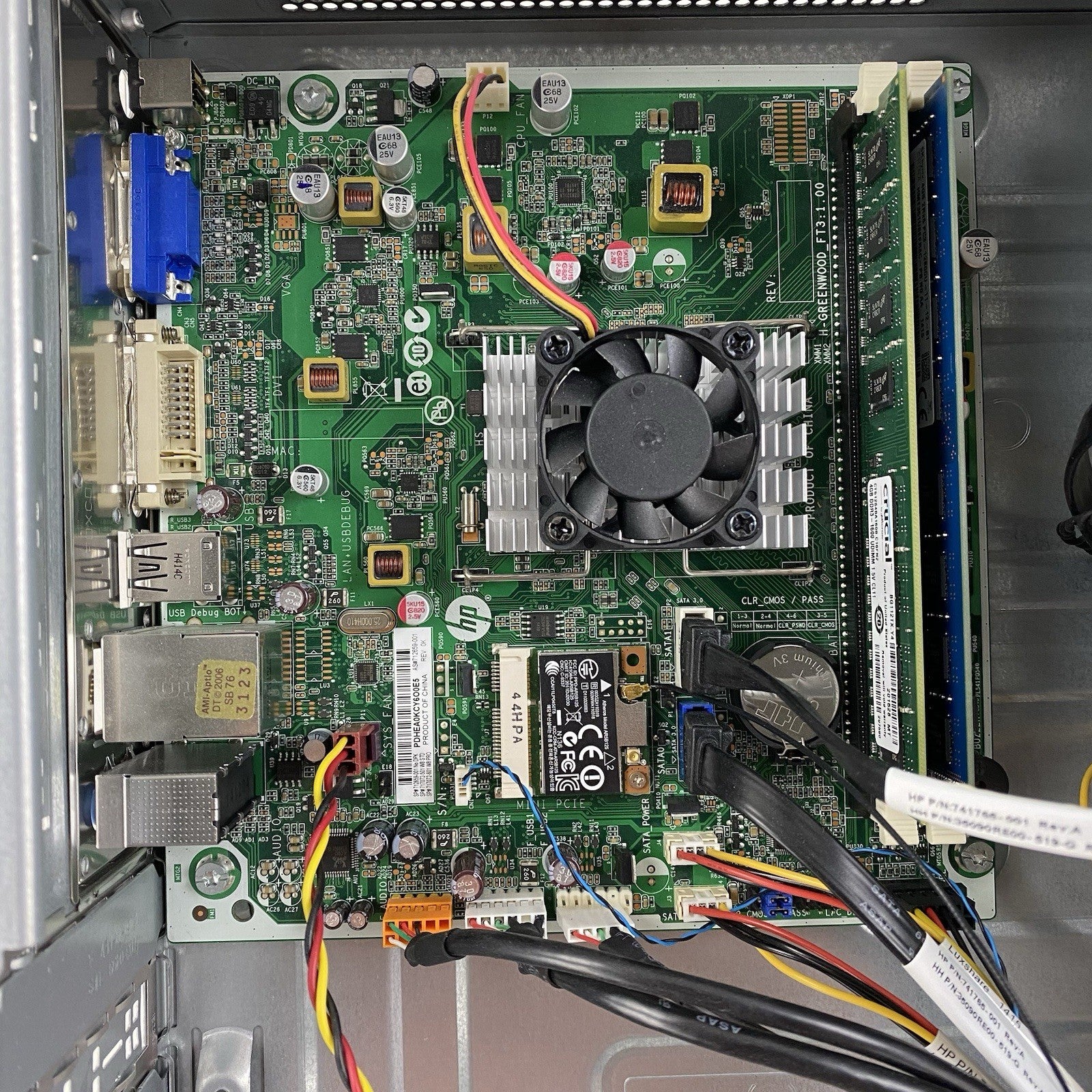 HP Pavilion Slimline 400-314 SFF AMD E1-2500 1.40GHz 8GB RAM No HDD No OS