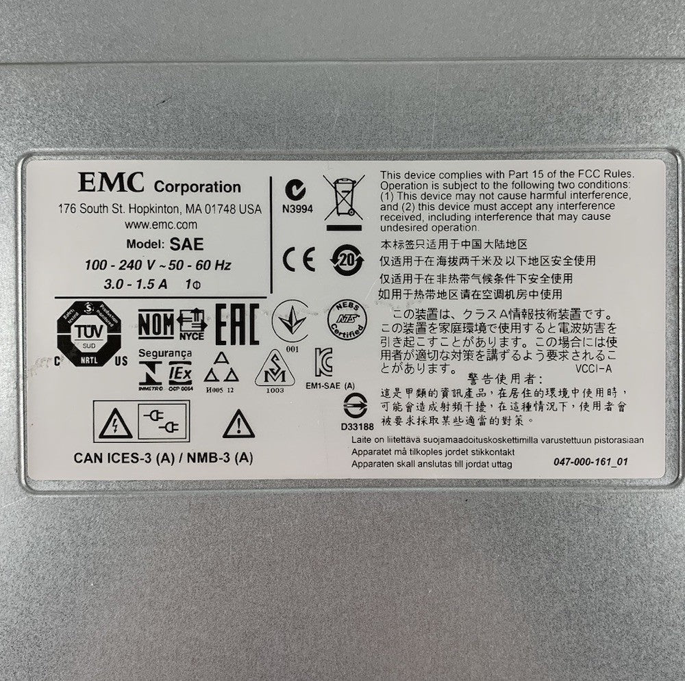 EMC SAE 100-562-712 100-562-964 Array Enclosure - No Caddy No PSU No Logic Board