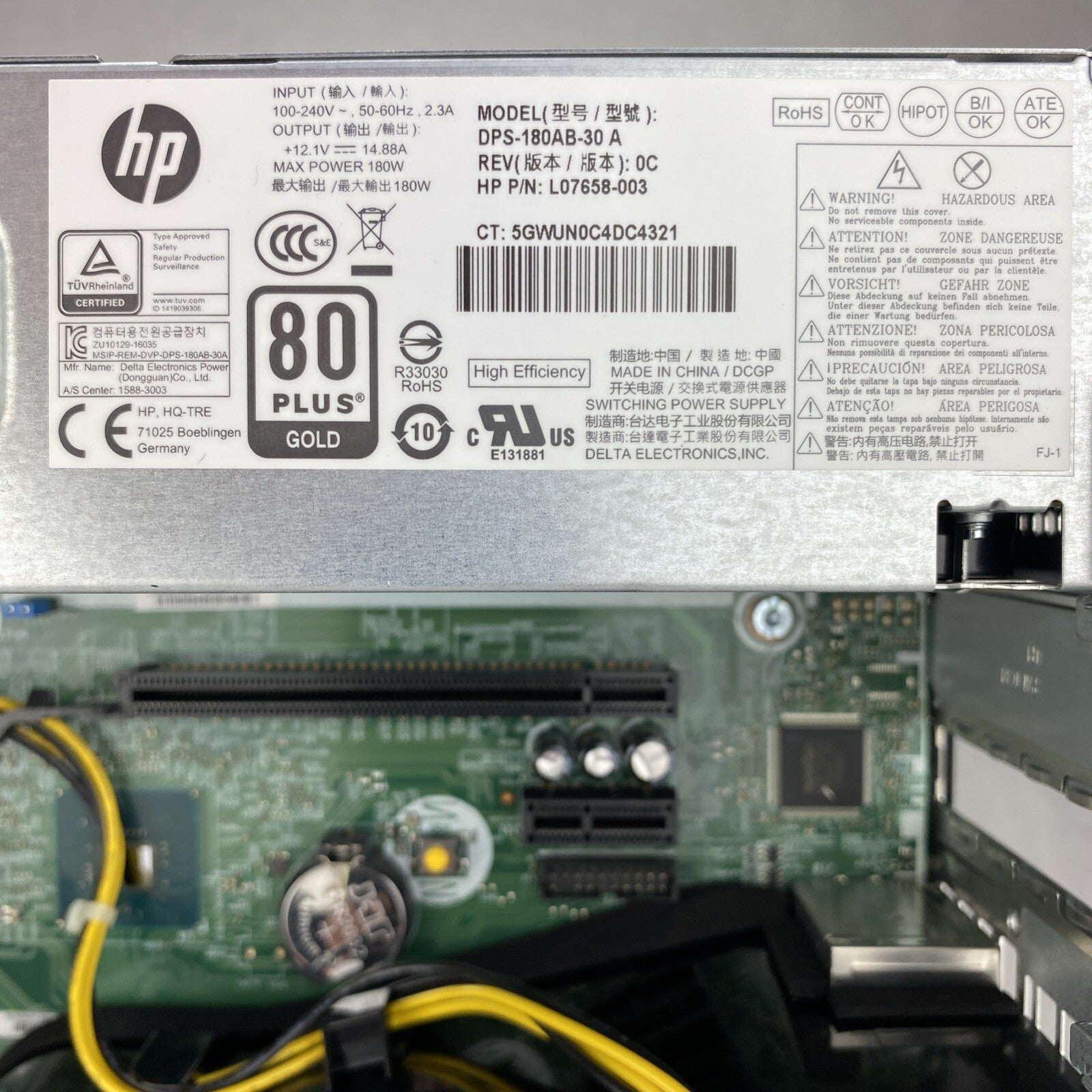 HP ProDesk 400 G5 SFF Intel Core i5-8500 3.00GHz 1x8GB RAM No HDD No OS READ