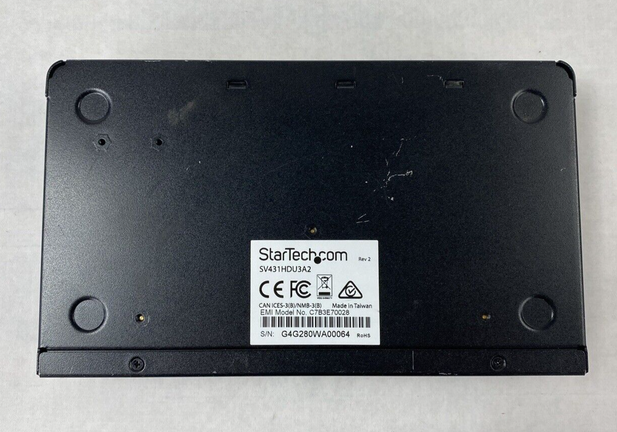 StarTech SV431HDU3A2 Rev 2 4-Port HDMI KVM Switch with USB 3.0 Hub