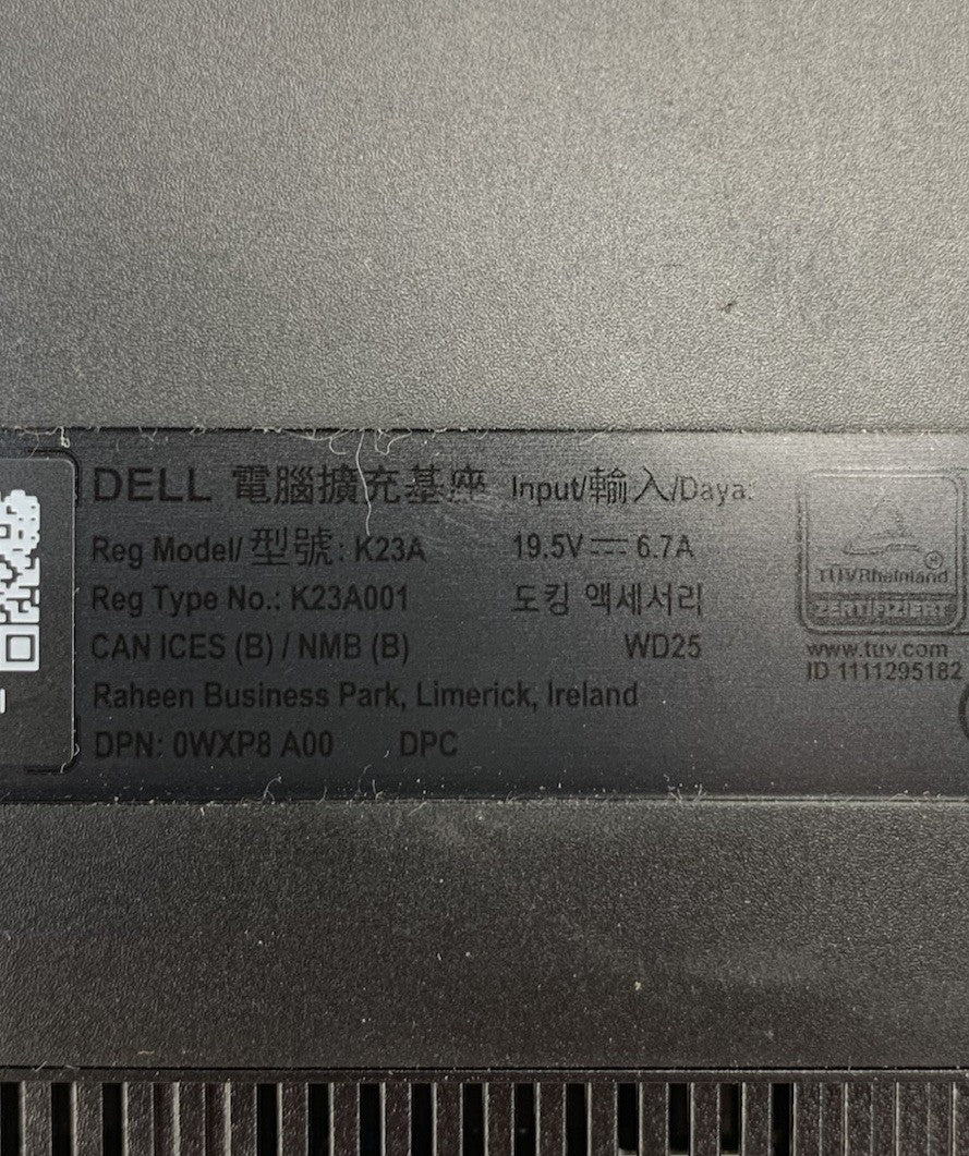 Dell Pro WD25 K23A001 USB-C Docking Station - No AC Adapter11