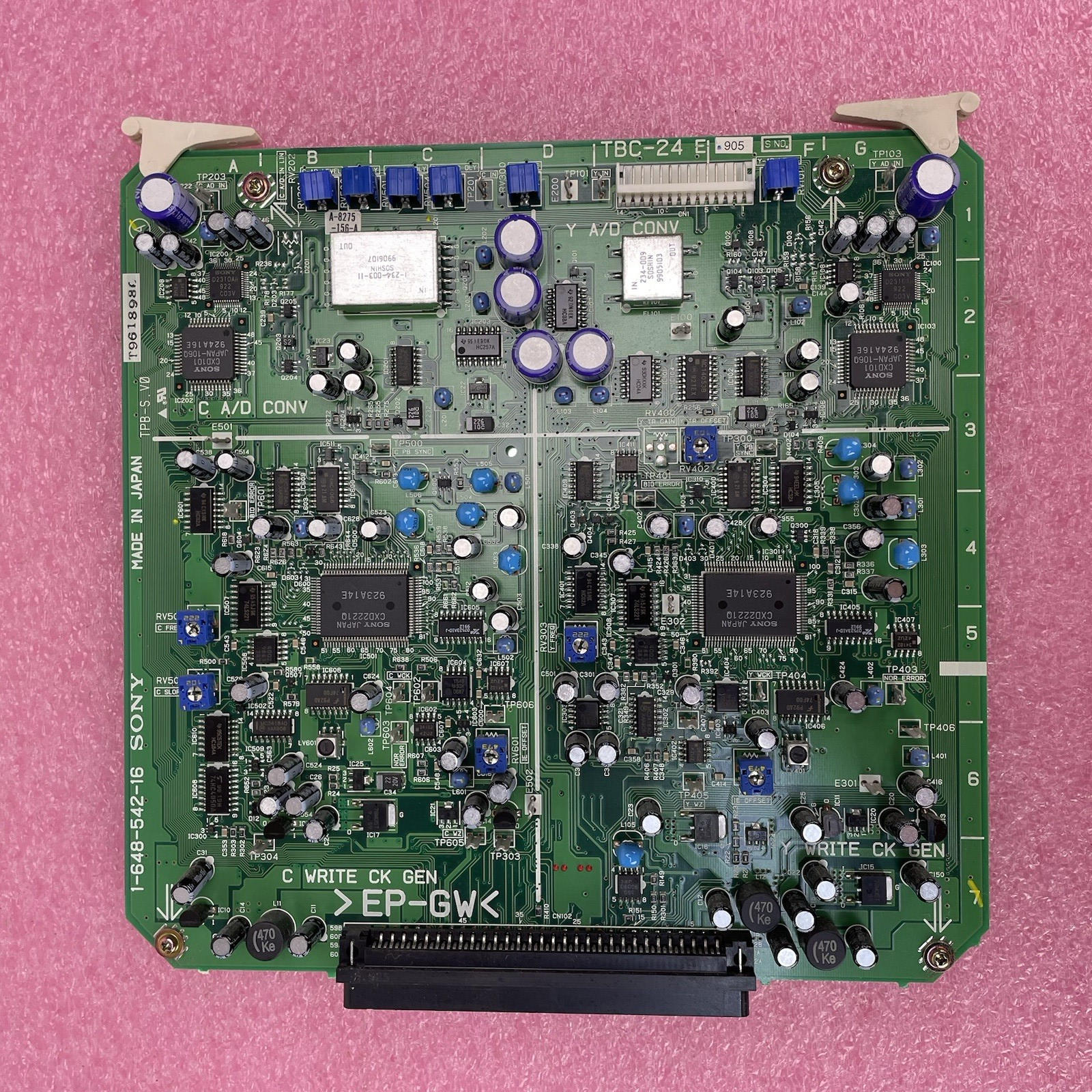 Sony 1-648-542-16 TBC-24 Player Board for Betacam SX Cassette Player2