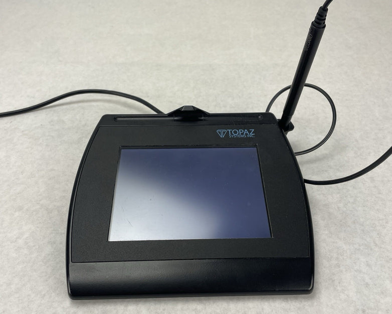 Topaz SignatureGem T-LBK57GC-BBSB-R 5.7" USB Signature Tablet with Stylus POS