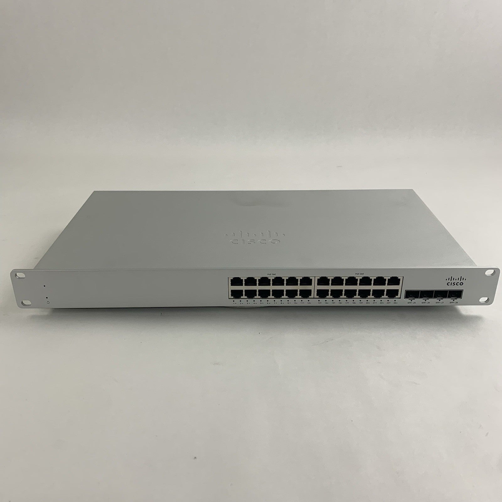 Cisco Meraki MS225-24P-HW Unclaimed 24-Port Gigabit Switch Tested Reset1