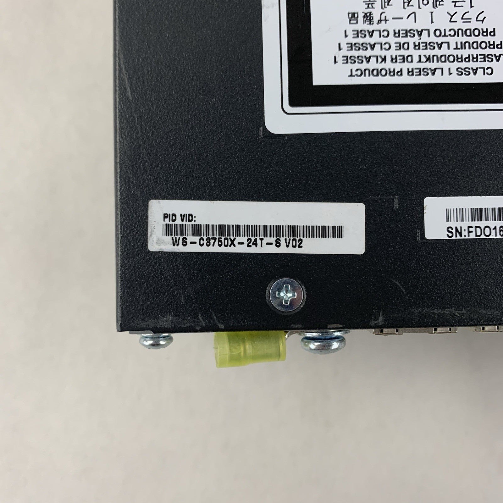 Cisco WS-C3750X-24T-S V02 24-Port Gigabit Ethernet Switch Tested Reset8