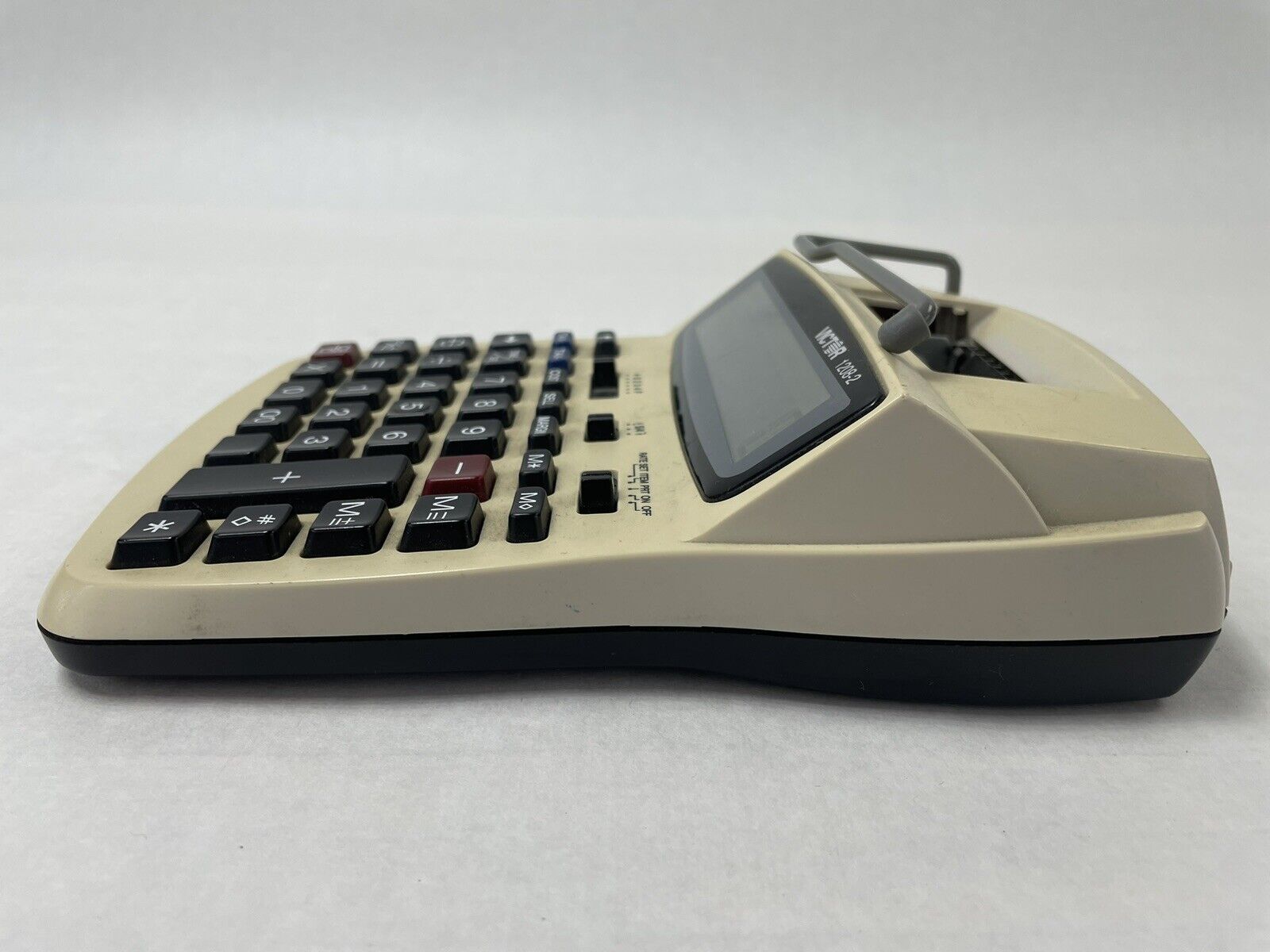 Victor 1208-2 Compact Printing Calculator No Power Cord Battery-Use Only
