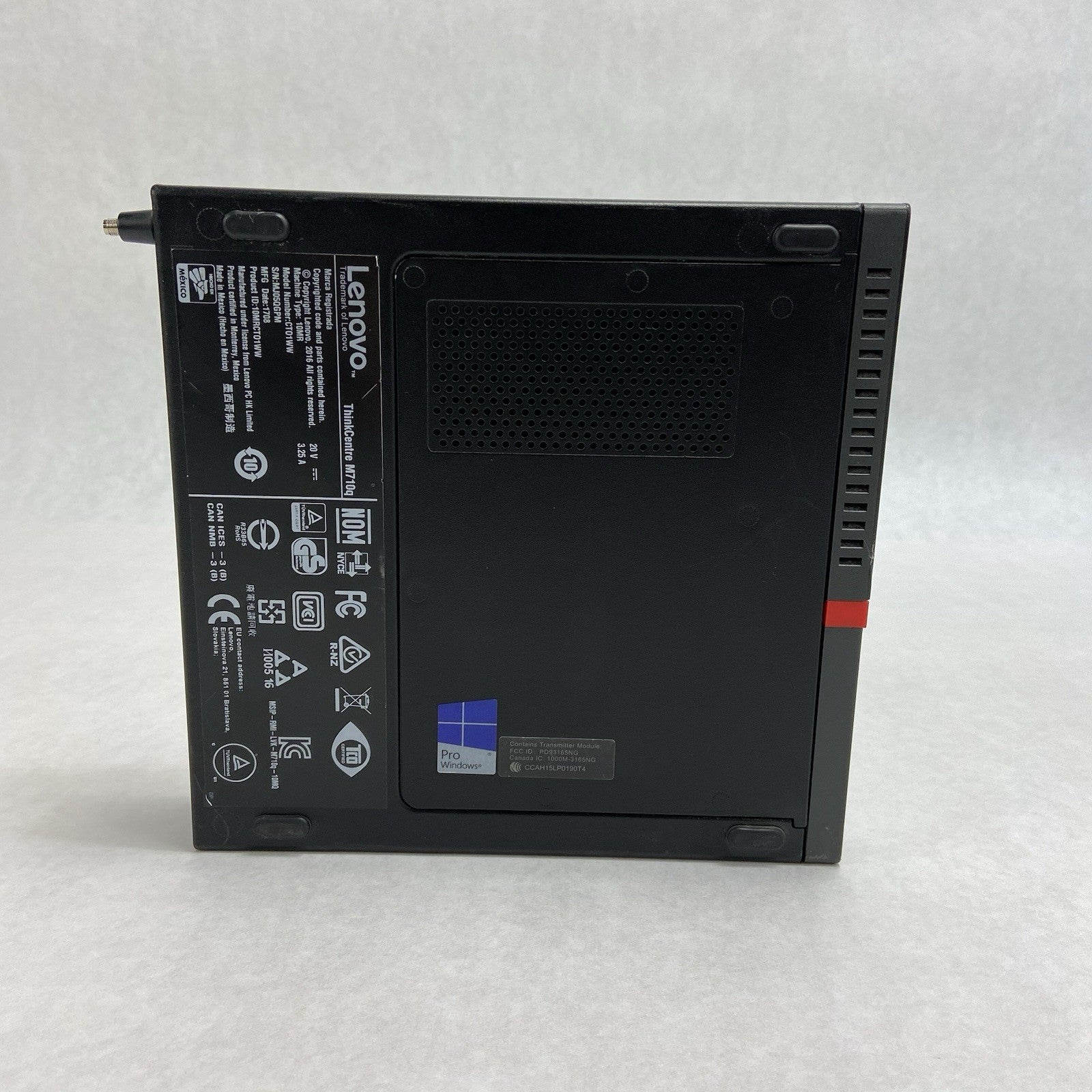 Lenovo ThinkCentre M710Q MFF Intel Core i7-7700T 2.9GHz 0GB RAM No AC/HDD/OS4