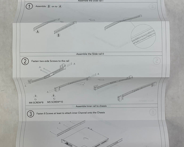 SonicWall 1U Rackmount Slide Parts Kit