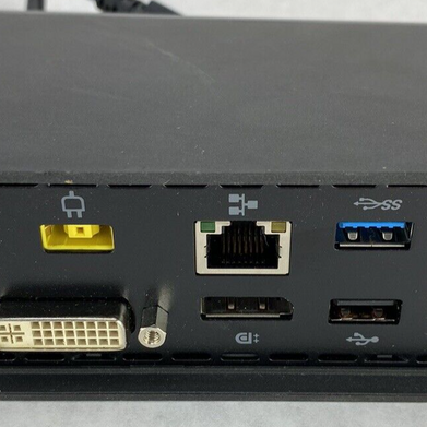 Lenovo 03X7011 ThinkPad OneLink DU9033S1 Dock DVI DisplayPort USB3.0 but NO PSU