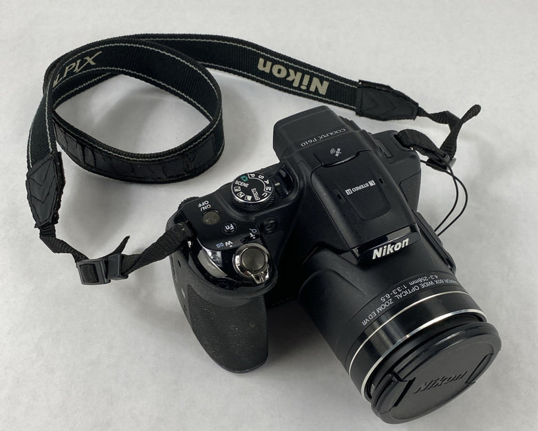 Nikon Coolpix P610 Digital Camera Black w/ Battery - READ