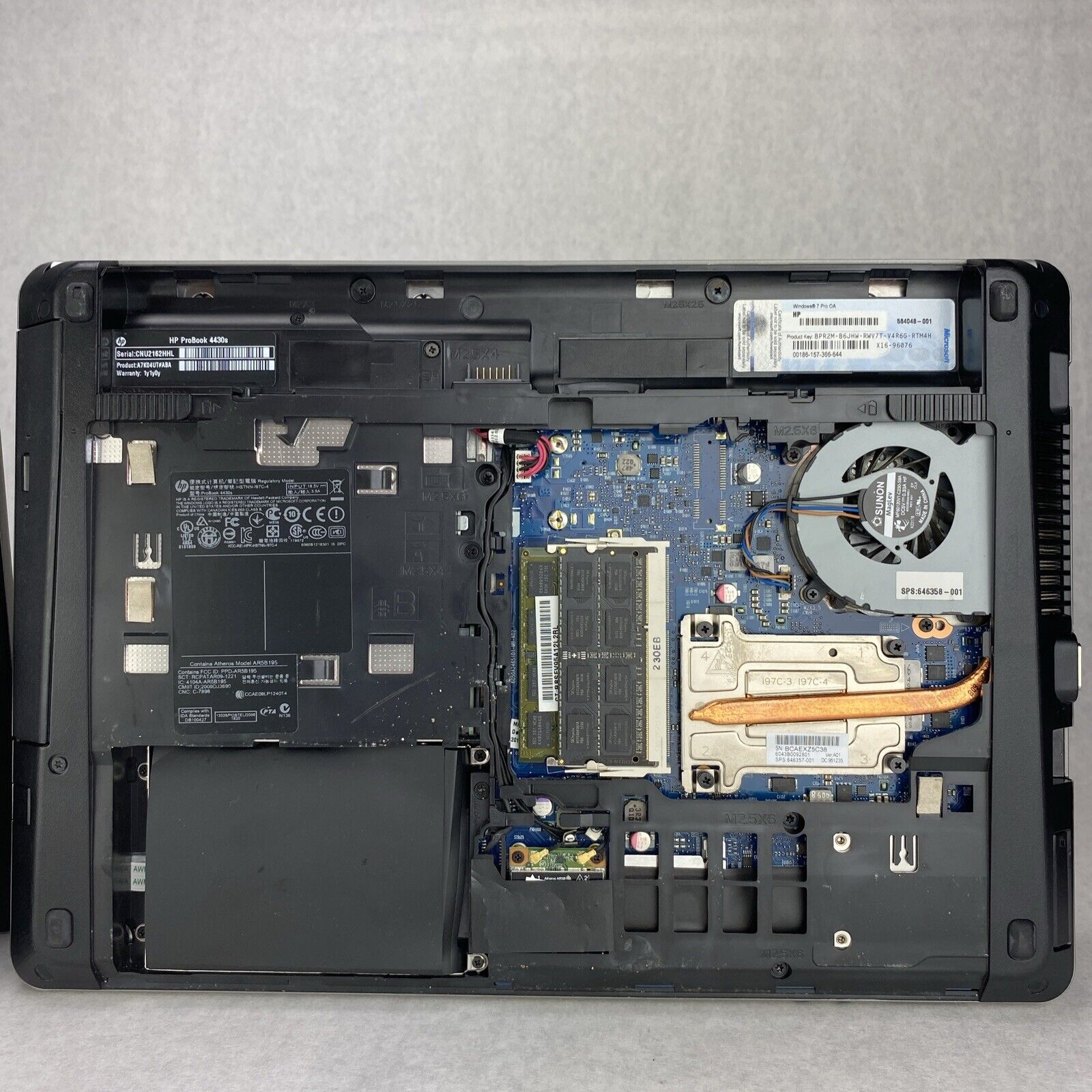 HP ProBook 4430s 14'' Intel Core i5-2450M 2.5GHz 8GB RAM No Battery HDD Lot of 2