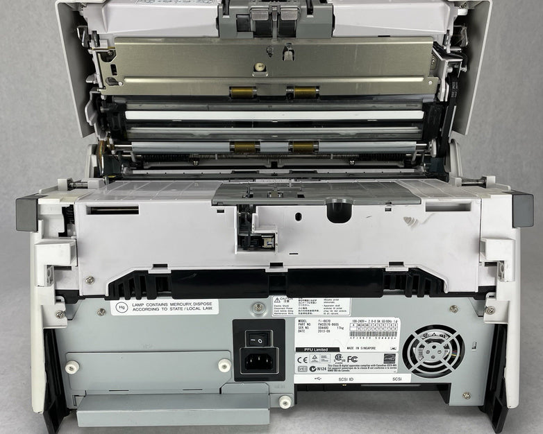 Fujitsu Fi-6670 Color Duplex USB Scanner 519750 Page Count No Trays Tested