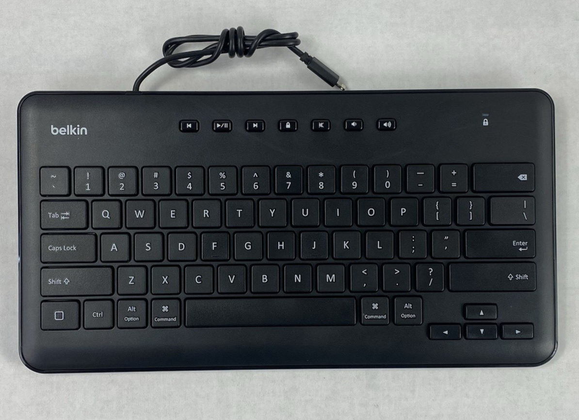 Belkin B2B124 Wired Keyboard for iPad w/ Lightning Connector Tested (Lot of 10)