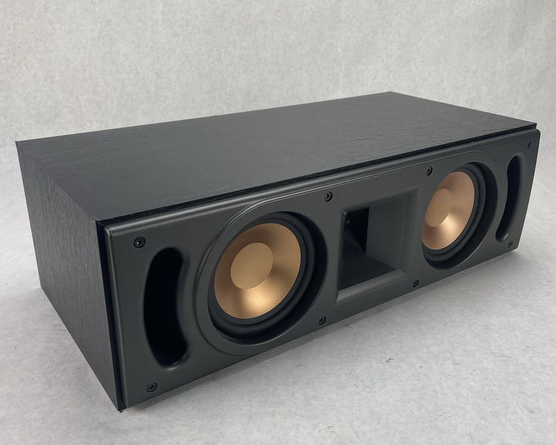 Klipsch Reference IV RC52 Center Speaker Black Dual 5.25" Tested Missing Grill