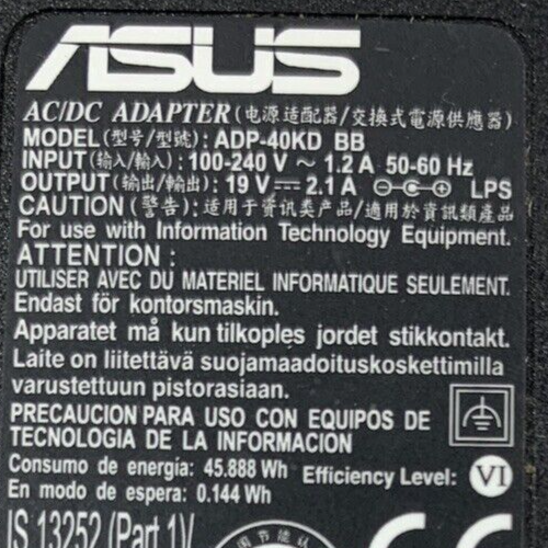 Lot of 100 Asus ADP-40KD BB AC Adapter  40W 19V 2.1A Tip 4.0mm
