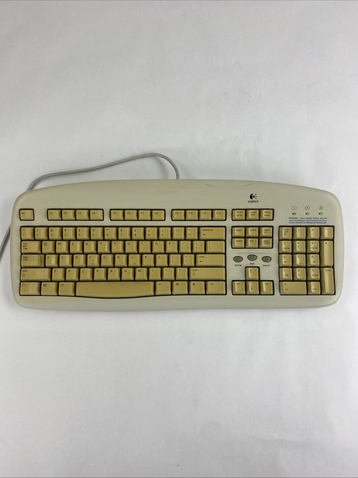 Logitech Y-SG13 PS/2 104-Key QWERTY Wired Membrane Keyboard2