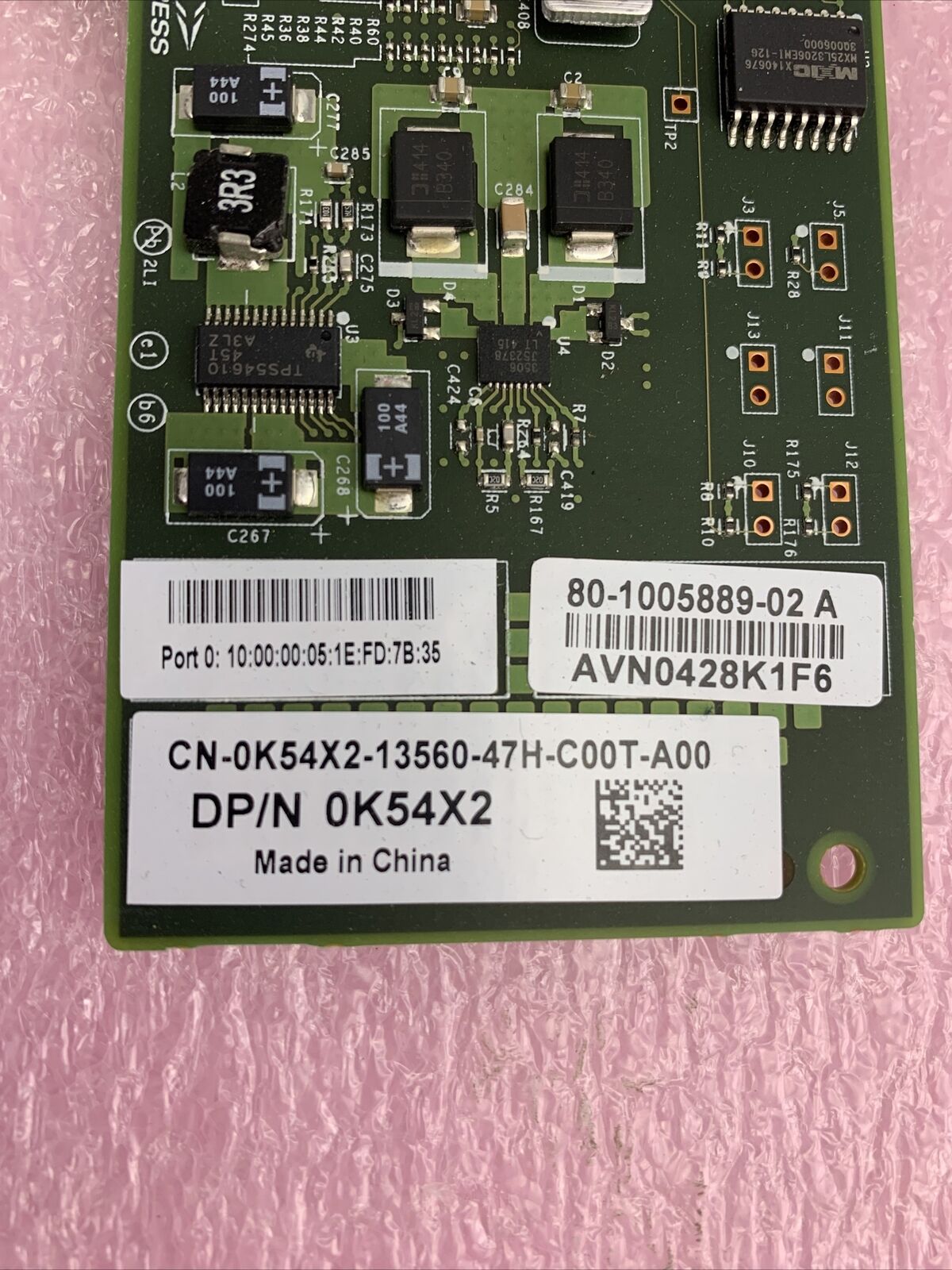 Lot of 2 Dell K54X2 Brocade SP 8GB FC HBA PCI-e Low Profile Fiber Channel Adapte
