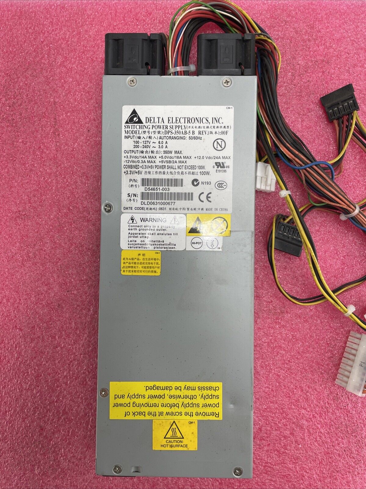 Delta Electronics Switching Supply DPS-350AB-5 B 350W