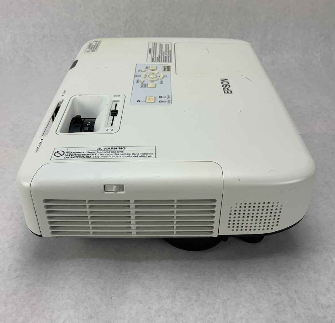 Epson PowerLite 1940W H474A LCD Lamp Projector 2703 Hours - No Remote2