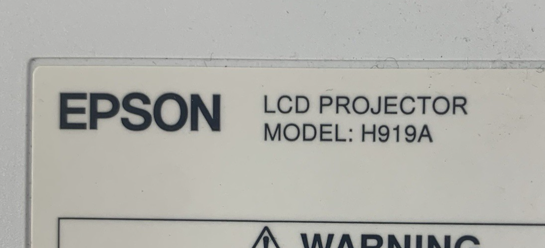 Epson H919A BrightLink 1485Fi  Unknown Lamp Hours - Needs New Laser/Parts Only9