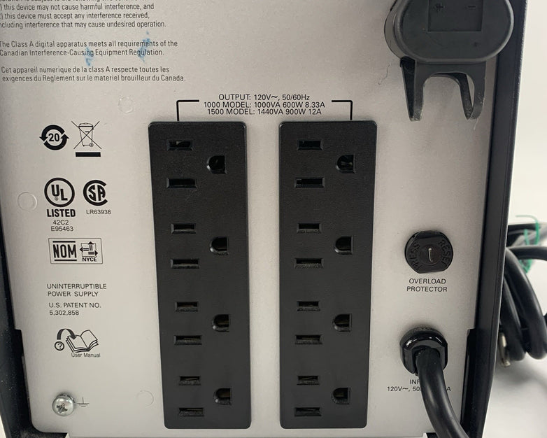 APC Smart-UPS SMC1000 1000VA Battery Backups UPS Tested No Batteries