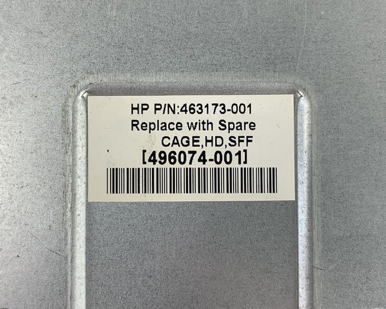 HP DL380 G7 G6 SAS 2.5" Drive Cage 463173-001 - Missing 2 Caddies