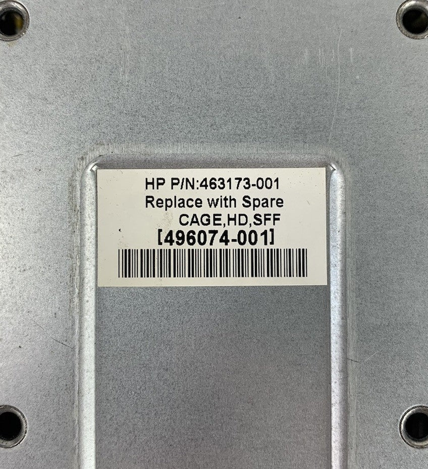 HP DL380 G7 G6 SAS 2.5" Drive Cage 463173-001 - Missing 2 Caddies