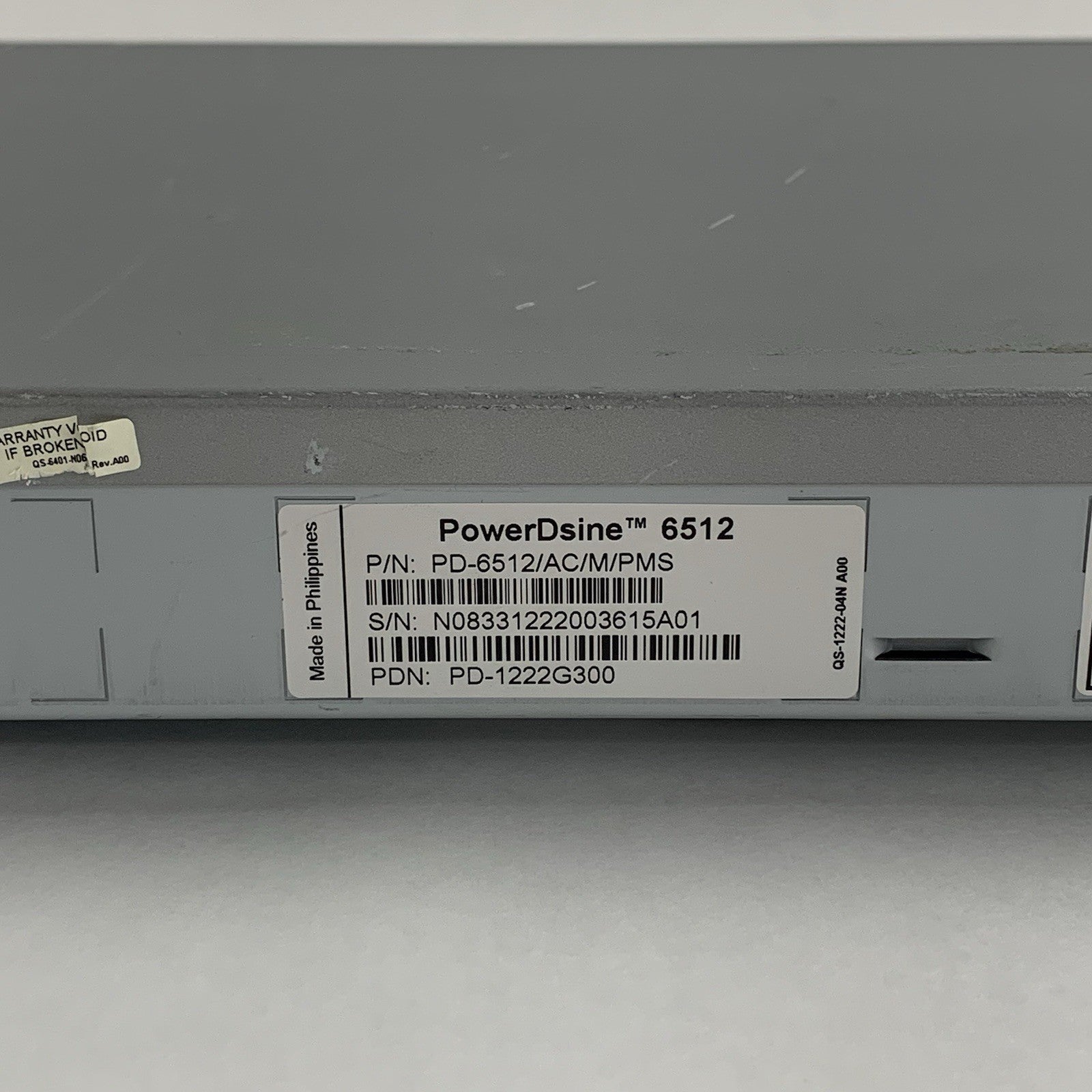 PowerDsine 6512 PD-6512/AC/M/PMS PD-1222G300 12 Port 10/100 Managed Switch8