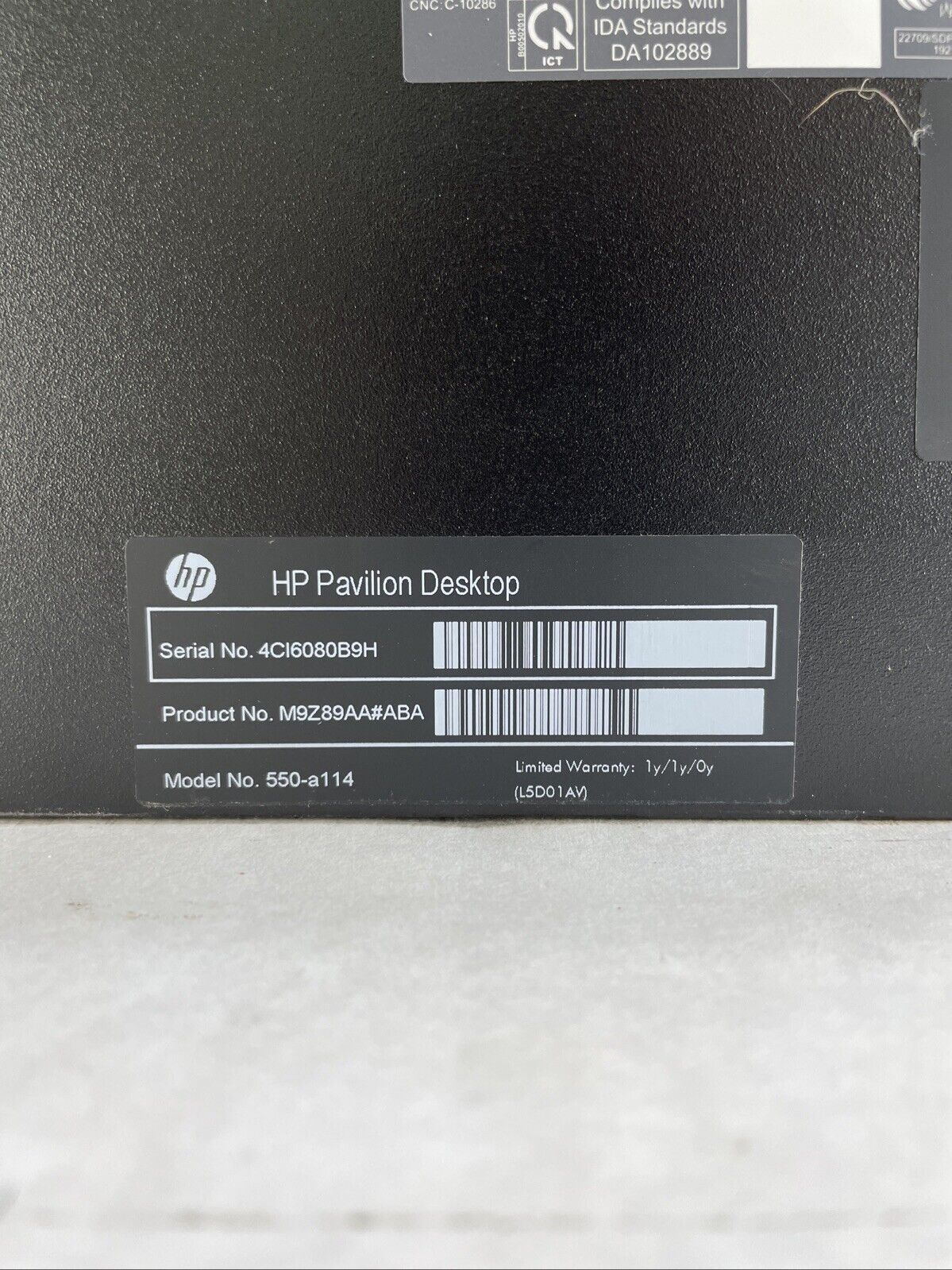 HP 550-A114 SFF AMD A8-6410 2GHz 8GB RAM No HDD No OS