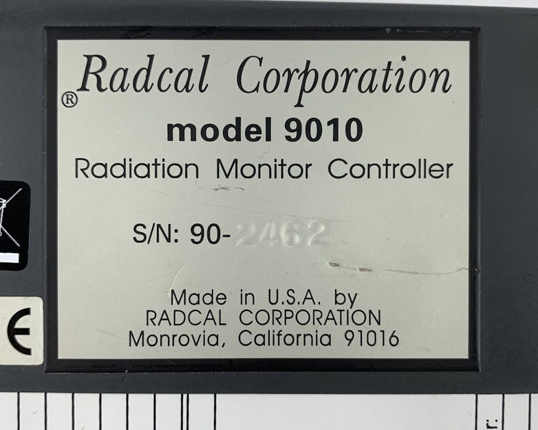 RadCal 9010 Radiation Monitor Controller - Factory Reset