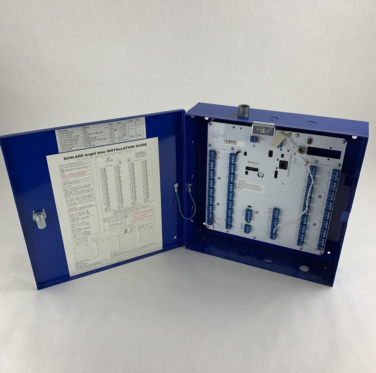 Schlage SBB Bright Blue Reader Interface Board 230-051-004 w/ Keys