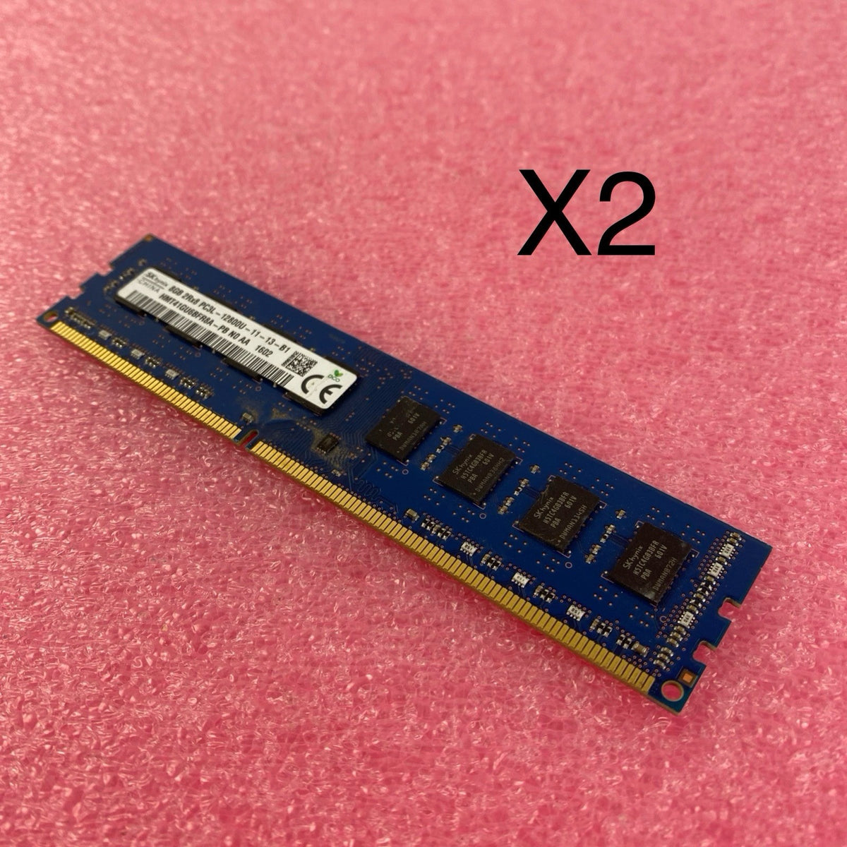 SK Hynix 8GB DDR3 PC3L-12800U Desktop Memory Ram HMT41GU6BFR8A-PB - Lot of 20