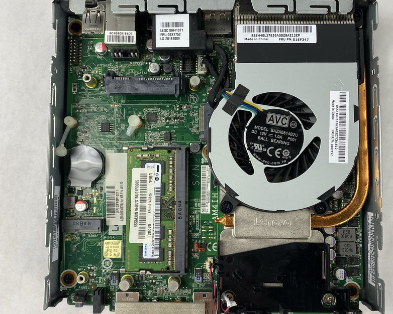 Lenovo ThinkCentre M715Q Micro AMD A6-9500E 3GHz 1x4GB RAM No HDD/OS/AC