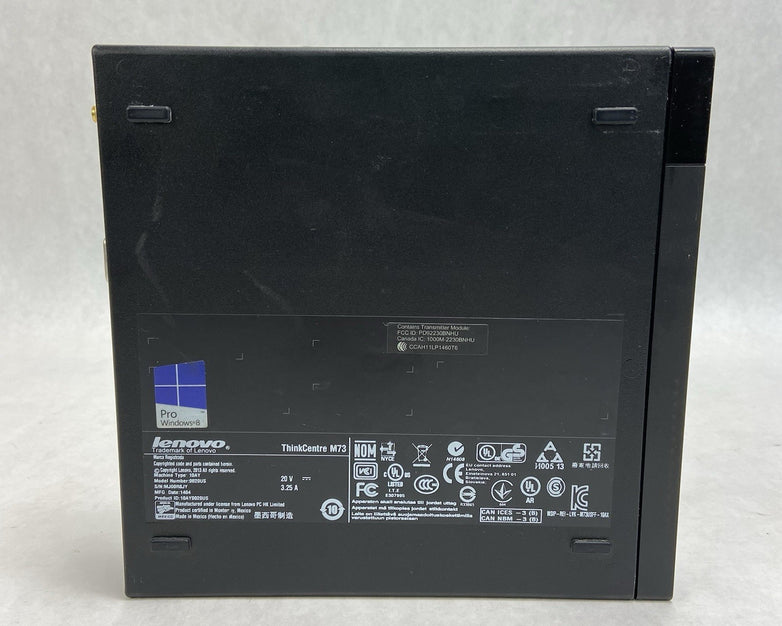 Lenovo ThinkCentre M73 Micro Intel Core i5-4570T 2.9GHz 4GB RAM No HDD No OS