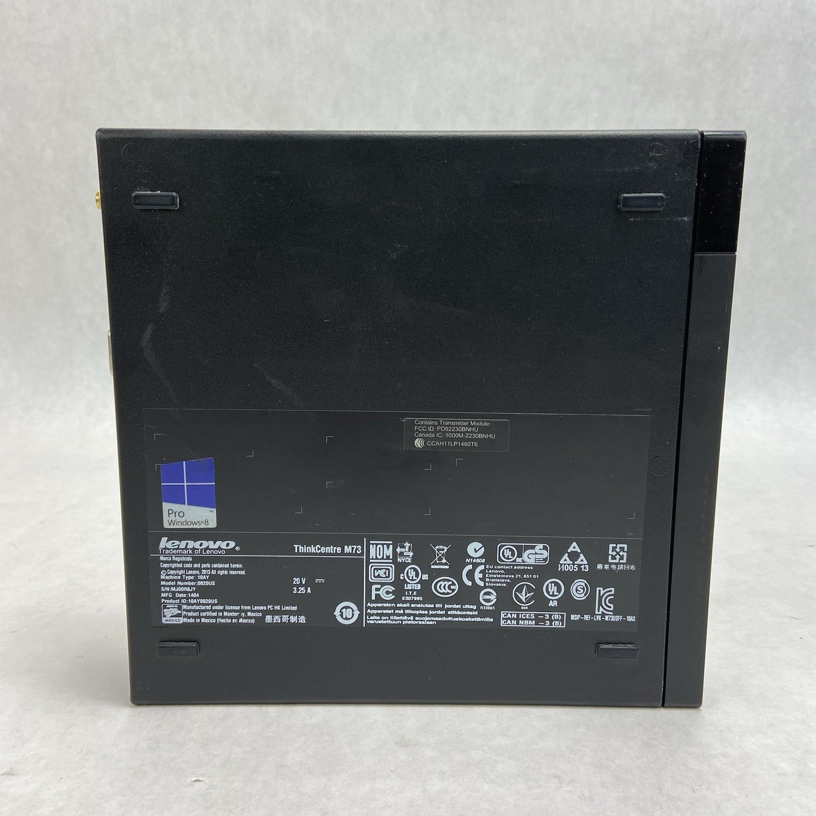 Lenovo ThinkCentre M73 Micro Intel Core i5-4570T 2.9GHz 4GB RAM No HDD No OS4