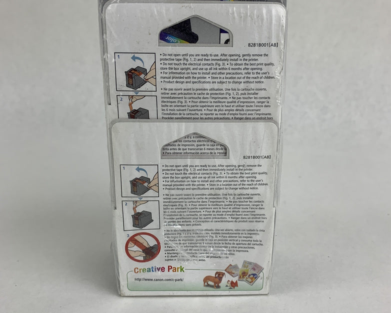 Canon CL-246 Color Ink Cartridge New OEM Lot of 3x